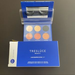Tresluce Beauty. Palette and eyelashes